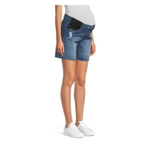 TIME AND TRU MATERNITY DENIM BERMUDA SHORTS